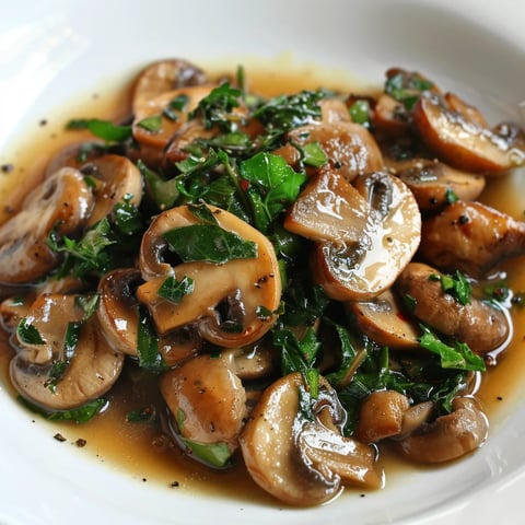 Poêlée express de champignons et épinards