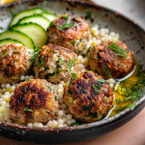 Délicieuses Boulettes de Poulet Grecques