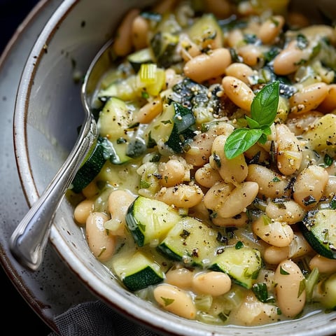 Haricots Blancs aux Courgettes