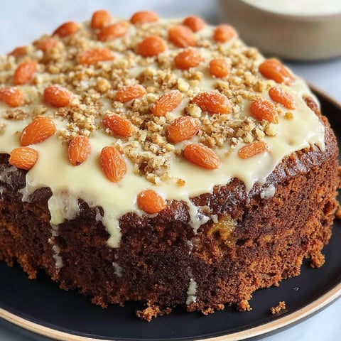 Moelleux Carottes Sans Gluten accompagné d'amandes